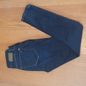 Mavi Jeans Sz.27 TESS High-rise Skinny.  Dark Wash. L-29". Rise 9".  EUC!